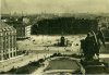 Вид на Синий мост с Исаакиевского собора.  «Площадь Воровского (Исаакиевская площадь)». Открытка 1929 года.
