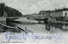 Цепной мост. Вид моста до реконструкции. Фото начала XX века. Старая открытка.