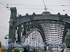 Въезд на Большеохтинский («Петра Великого») мост со стороны Тульской улицы.
