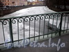 Фрагмент ограждения Краснофлотского пешеходного моста. Фото март 2009 г.