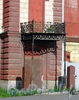 Пироговская наб., д. 19. Особняк и контора Э. Нобеля. Балкон. Фото июль 2009 г.