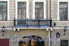 Наб. реки Мойки, д. 10. Бывший доходный дом. Решетка балкона. Фото март 2010 г.