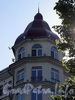 Наб. Мартынова, д. 4. Угловая башня. Фото июнь 2010 г.