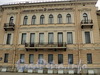 Наб. Кутузова, д. 4 / Кричевский пер., д. 2. Фасад по набережной. Фото сентябрь 2010 г.