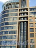 Песочная наб., д. 12. Жилой комплекс «Новая Звезда». Фрагмент фасада. Фото сентябрь 2010 г.