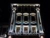 Петроградская наб., д. 2-4. Северный фасад в ночной подсветке. Фото январь 2011 г.