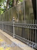 Наб. Малой Невки, д. 12, лит. А. Фрагмент ограды. Фото сентябрь 2010 г.