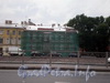 Синопская наб., д. 30, левый флигель здания, ремонт фасада. Фото август 2008 г.