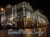 Петроградская наб., д. 2-4. Нахимовское военно-морское училище. Ночная подсветка здания. Фото декабрь 2008 г.