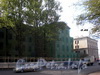 Фрагмент фасада снесенного дома 1 по шоссе Революции и дом 46 по Свердловской наб. Вид от Пискаревского пр.. 3 мая 2008 г.