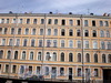 Наб. канала Грибоедова, д. 49. Бывший доходный дом. Фрагмент фасада здания. Фото июль 2009 г.