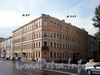 Наб. канала Грибоедова, д. 27 / пр. Римского-Корсакова, д. 27. Бывший доходный дом. Общий вид здания. Фото август 2009 г.