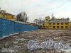 Свердловская наб., д. 40, корп. 2, лит. К. Территория после сноса здания. Вид от Свердловской набережной. Фото январь 2014 г.