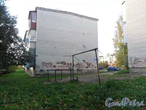 Поселок Решетниково, дом 11. Фото 2 октября 2013 года.