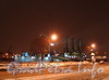 Крейсер «Аврора» в ночной подсветке. Фото январь 2011 г.