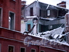 Рязанский пер., дом 3. Фрагмент фасада дома. 2004 г.