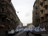 Перспектива Манежного переулка от улицы Маяковского в сторону Преображенской площади. Фото март 2010 г.