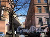 Перспектива Шведского переулка от Большой Конюшенной улицы в сторону Малой Конюшенной улицы. Фото март 2010 г.