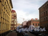 Перспектива Гродненского переулка от улицы Восстания в сторону улицы Радищева. Фото апрель 2010 г.