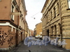 Перспектива Днепровского переулка от Академического переулка. Фото август 2010 г.
