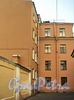 Днепровский пер., д. 6 / Большой пр., В.О., д. 24. Фрагмент фасада флигеля, выходящего в Днепровский переулок (слева на Фото). Фото август 2010 г.
