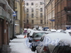 Перспектива переулка Пирогова в сторону Прачечного переулка. Фото 2005 года