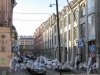 Перспектива Банковского переулка от Садовой улицы в сторону канала Грибоедова. Фото март 2012 года.