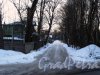 перспектива Мгинского переулка от Поклонногорской улицы. Фото февраль 2013 г.