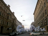 Перспектива переулка Макаренко от набережной реки Фонтанки в сторону Садовой улицы. Ноябрь 2008 г.
