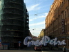 Перспектива Столярного переулка от набережной канала Грибоедова в сторону Казанской улицы. Фото август 2009 г.