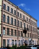 Столярный пер., д. 6. Доходный дом Ц.А.Кавоса. Общежитие №3 Университета путей сообщения. Фасад здания. Фото июль 2009 г.