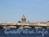 Вид на Благовещенский мост и Исаакиевский собор от набережной Лейтенанта Шмидта. Фото июнь 2011 г.