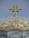 Город Кронштадт, Якорная площадь, дом 5. Фрагмент купола Морского собора святителя Николая Чудотворца. Фото июль 2012 г.