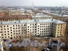 Большеохтинский пр., д. 22 / шоссе Революции, д. 5. Жилой дом. Вид со двора. Фото апрель 2009 г.