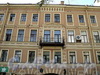 Клинский пр., д. 27 (правая часть). Фрагмент фасада. Фото май 2010 г.