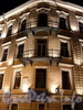 Адмиралтейский пр., д. 10 / Вознесенский пр., д. 2. Угловая часть фасада. Ночная подсветка. Фото июль 2010 г.