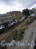 Реконструкция трамвайных путей на Лиговском проспекте на пересечение с Кузнечным переулком.