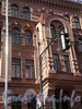 Невский пр., д. 129, фрагмент фасада здания. Фото 2008 г.