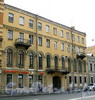 Рижский пр., д. 12 (левая часть). Бывший доходный дом. Фасад здания. Фото июль 2009 г.