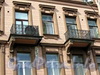 Большой пр., В.О., д. 35. Дом Е. Д. Калина. Балконы. Фото август 2009 г.