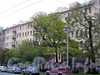 Большой пр., В.О., д. 56. Доходный дом X. Г. Борхова. Фасад здания. Фото октябрь 2009 г.