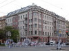 Большой пр. В.О., д. 64 / 22-я линия В.О., д. 5. Дом с мозаичной мастерской В. А. Фролова. Общий вид здания. Фото октябрь 2009 г.