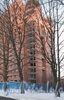 Институтский пр., дом 11. Строительство жилого комплекса «Кристалл». Фасад со стороны пр. Пархоменко. Фото январь 2012 г.