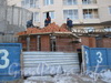 Пр. Маршала Жукова, дом 41. Строительство коммерческих помещений нажК «Маршал-2». Фото март 2012 г.