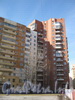 Ленинский пр., дом 75 корпус 2. Угол со стороны дома 77 корпус 1. Фото март 2012 г.