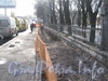 Загородный пр. Прокладка труб на пешеходной части напротив Витебского вокзала. Фото март 2012 г.