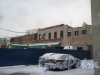 Ленинский пр., дом 125, литера А. Фрагмент снесённой для реконструкции малоэтажной части здания. Фото 12 января 2014 г.