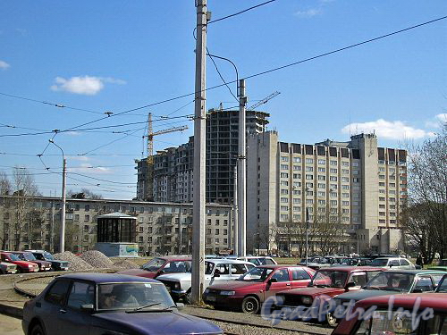 Улица Савушкина, дом 77. Строительство жилого дома.