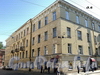 Конногвардейский бул., д. 6 / Конногвардейский пер., д. 1. Фасад по переулку и фрагмент фасада по бульвару. Фото июнь 2010 г.