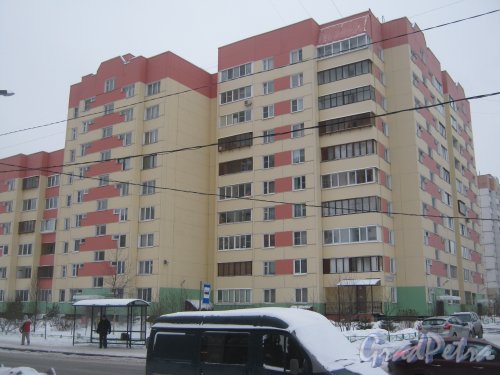 Сиреневый бульвар, дом 23, корпус 1. Общий вид с улицы Руднева. Фото 25 января 2013 г.